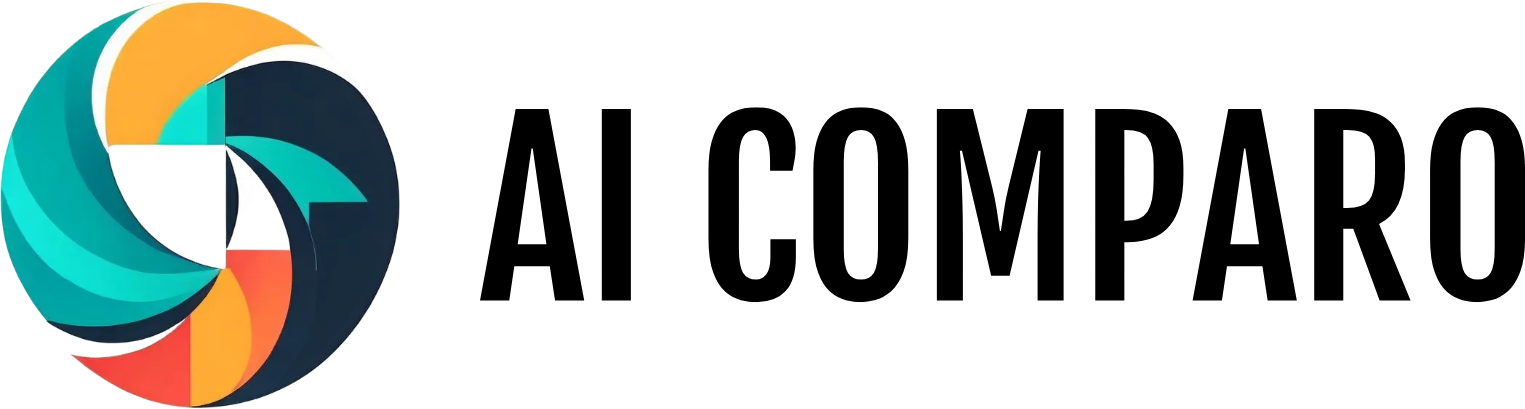 AI Comparo logo featuring a modern brain and circuit design symbolizing artificial intelligence and technology comparisons.