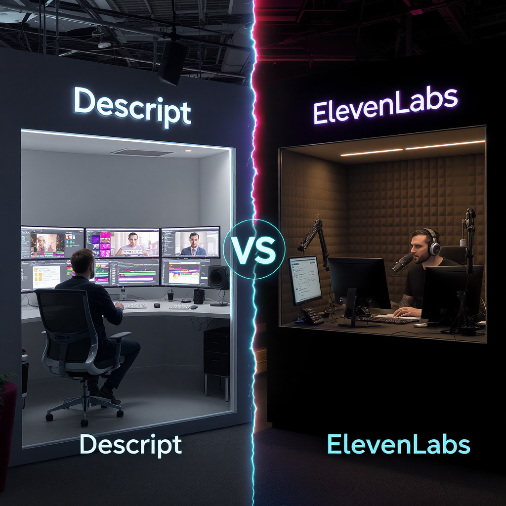 Descript vs ElevenLabs: Which AI Tool is Right for Your Content Creation Needs?