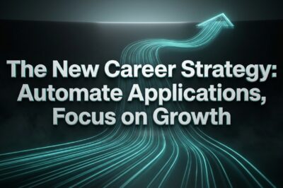 The New Career Strategy: Automate Applications, Focus on Growth